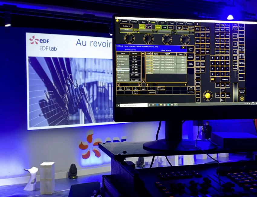 Photographie MEDIACREA — installation audiovisuelle 4